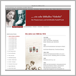 Internetseite f&uuml;r ein Ausstellungsprojekt