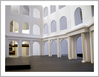 Modell Lichthof der Staatsbibliothek Hamburg