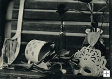 Stilleben mit Maske, Dresden 2014